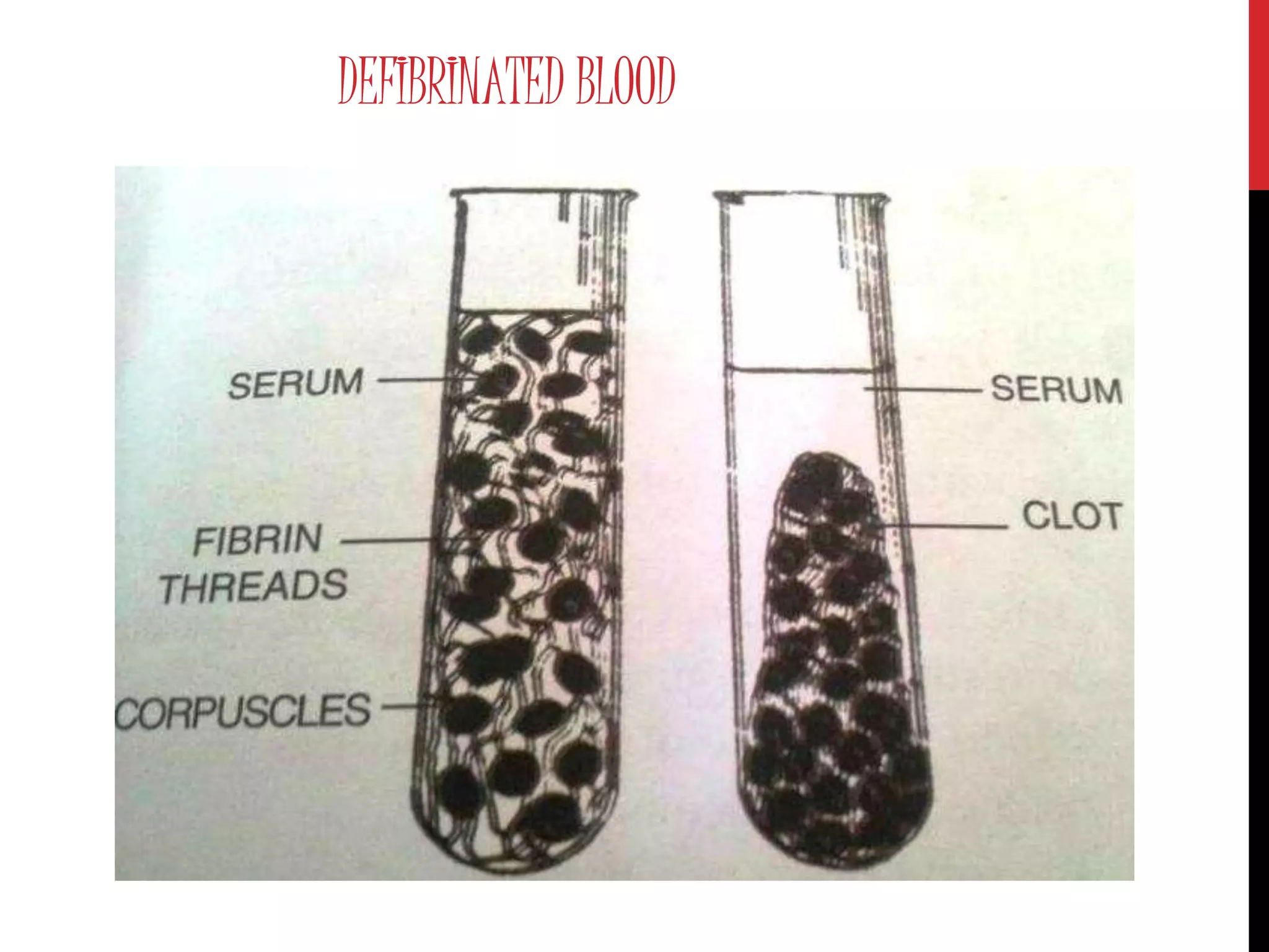 DEFIBRINATED BLOOD
 