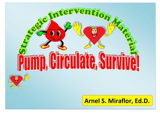 Pump, Circulate, Survive! Page
Arnel S. Miraflor, Ed.D.
 