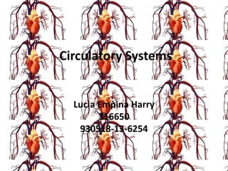 Circulatory Systems

Lucia Empina Harry
116650
930518-13-6254

 