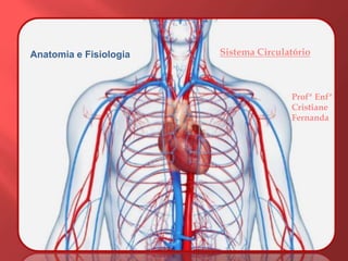 Anatomia e Fisiologia Sistema Circulatório
Profª Enfª
Cristiane
Fernanda
 
