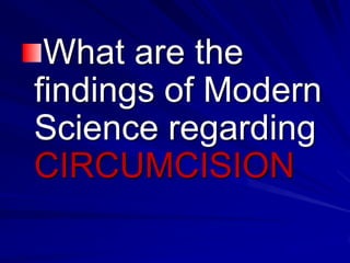 Circumcision | PPTX