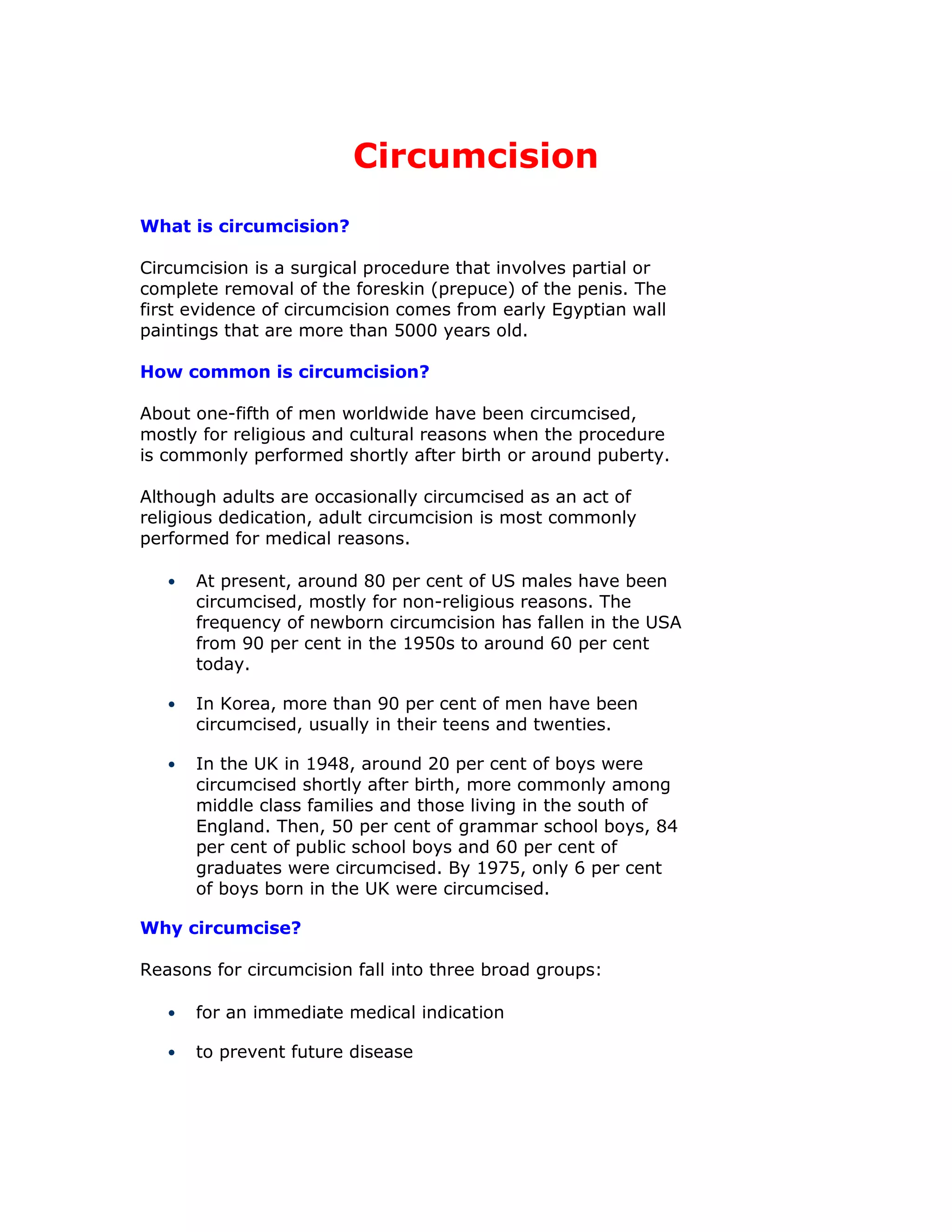 Circumcision | PDF