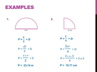 Circumference and area of circle | PPTX