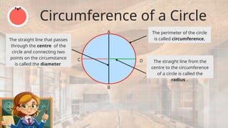 Short Circumference Circumference of a Circles and worksheet | PPTX