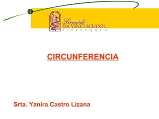 Srta. Yanira Castro Lizana CIRCUNFERENCIA 