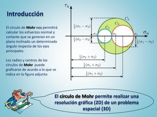 Circunferencia de Mohr - Problemas de Aplicación | PPSX
