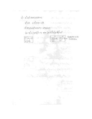 Circunferencia ejercicios resueltos