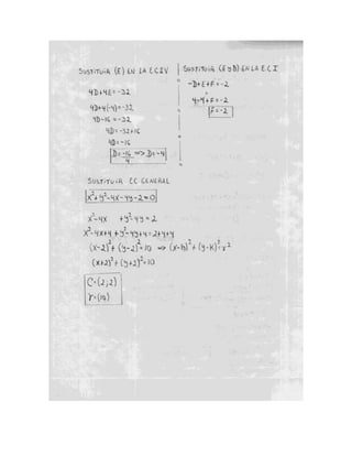 Circunferencia ejercicios resueltos