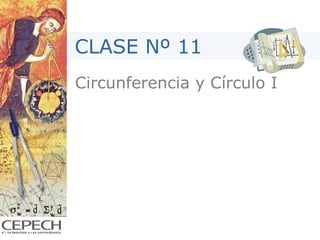 CLASE Nº 11 
Circunferencia y Círculo I 
 