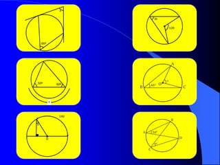 x 
66º 
50º 60º 
x 
x 
O 
140 
3x 
120 
A 
x 
O 
40º B C 
C 
B 
D 
A 50º 
 
 