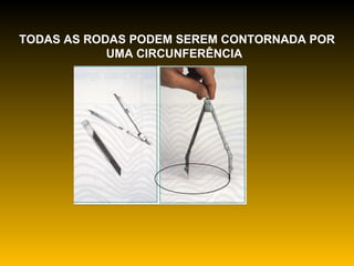 TODAS AS RODAS PODEM SEREM CONTORNADA POR UMA CIRCUNFERÊNCIA 