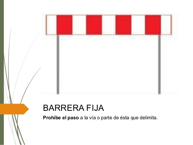 Barrera fija