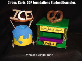 What is a vendor cart? Circus  Carts: DDP Foundations Student Examples 