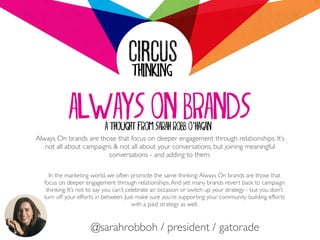 5 Creative Marketing Concepts from Circus 2012