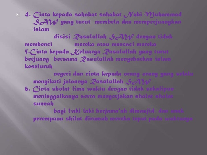 Ciri Ciri Anak Sholeh Dan Sholehah