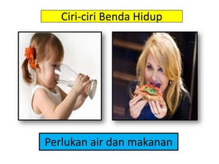 Ciri-ciri Benda Hidup




Perlukan air dan makanan
 