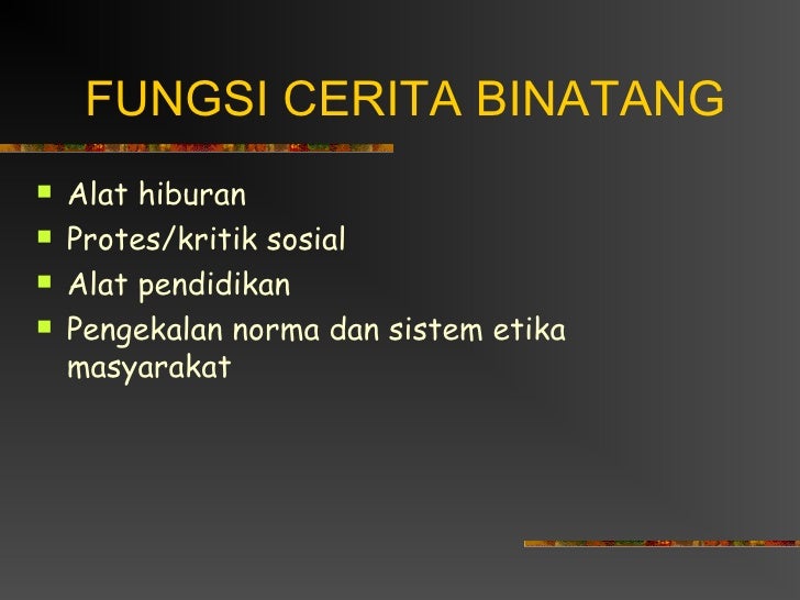 Ciri ciri kesusasteraan rakyat(5)