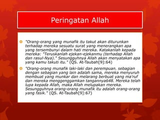 Ciri2 orang munafik | PPT