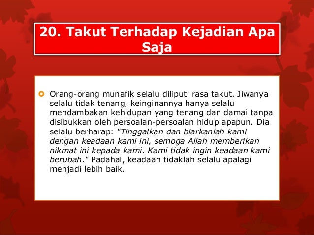 Ciri2 Orang Munafik 38725077