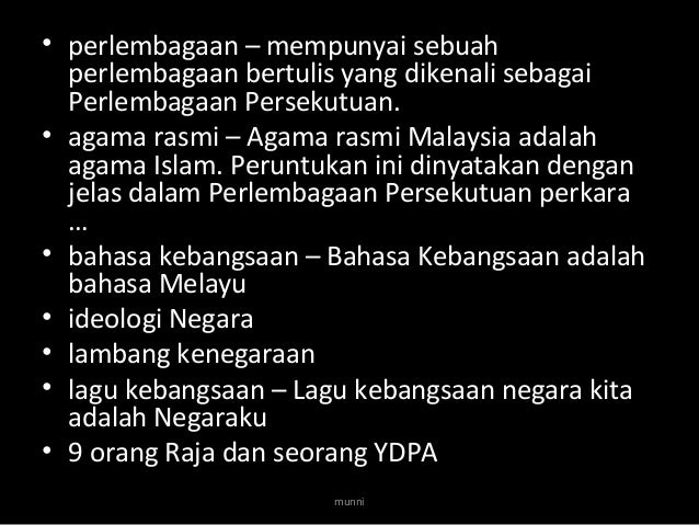 Ciri ciri Negara Malaysia