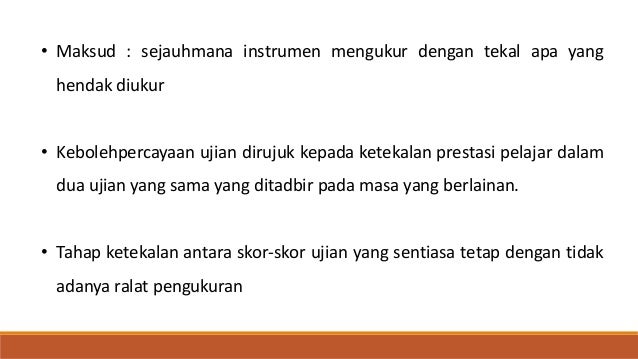 Ciri Dan Prinsip Pentaksiran