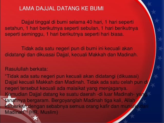 Ciri kiamat kubra turunnya dajjal
