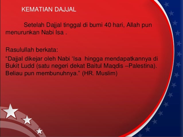 Ciri kiamat kubra turunnya dajjal