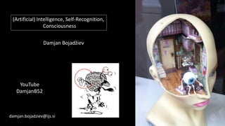 Damjan Bojadžiev
(Artificial) Intelligence, Self-Recognition,
Consciousness
YouTube
DamjanB52
damjan.bojadziev@ijs.si
 