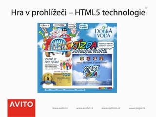 30

Hra v prohlížeči – HTML5 technologie
 