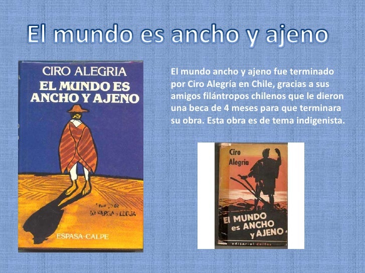 Ciro Alegria Obras