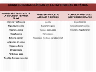 Cirrosis hepatica y