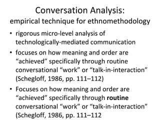 Telephone Calls, con’t Hi Donnie. Guess what? What? My car is stalled! Hello? Are you awake? Yeah! I just got up. Oh did ya? Yes. Well good. I’m alone. Bud left me last night.  Hello? Hello? Could you speak a little louder? Whose this? Robin. Hi, its Evelyn. Hi! I didn’t recognize your voice. Oh really? Yeah. Ah, it’s the same old me. 
