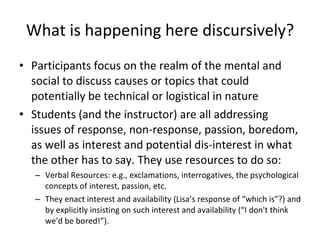 Wolf-Michael Roth The nature of scientific conceptions (2007) Naïve vs. Expert – conceptions, frameworks, mental models 7000 articles on conceptual  change Students resistant to conceptual  change understandings are articulated in talk, in social situations, some  are scientific, others not 
