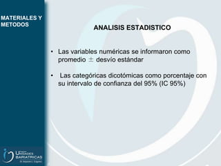 MATERIALES Y METODOSEstudio retrospectivo y descriptivo: serie de casos