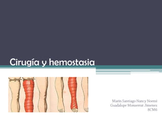 Cirugía y hemostasia

 