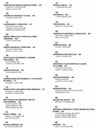 CLINICA QUIRURGICA - Cirugia pediatrica   ashcraft