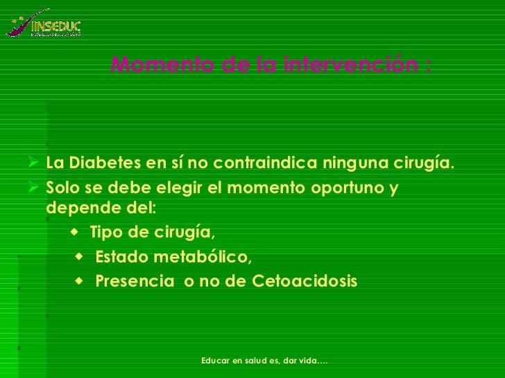 Diabetes y Cirugia Diabetes y Cirugia
