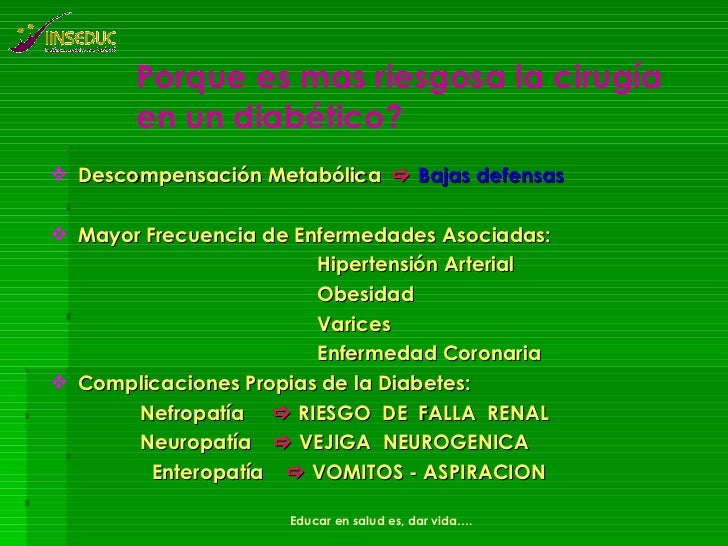 Diabetes y Cirugia Diabetes y Cirugia