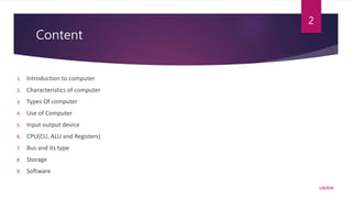 Introduction to computer System | PPT