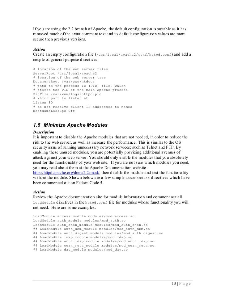 Cis Apache Http Server 2.4 Benchmark Cis Apache Http Server 2.4 Benchmark