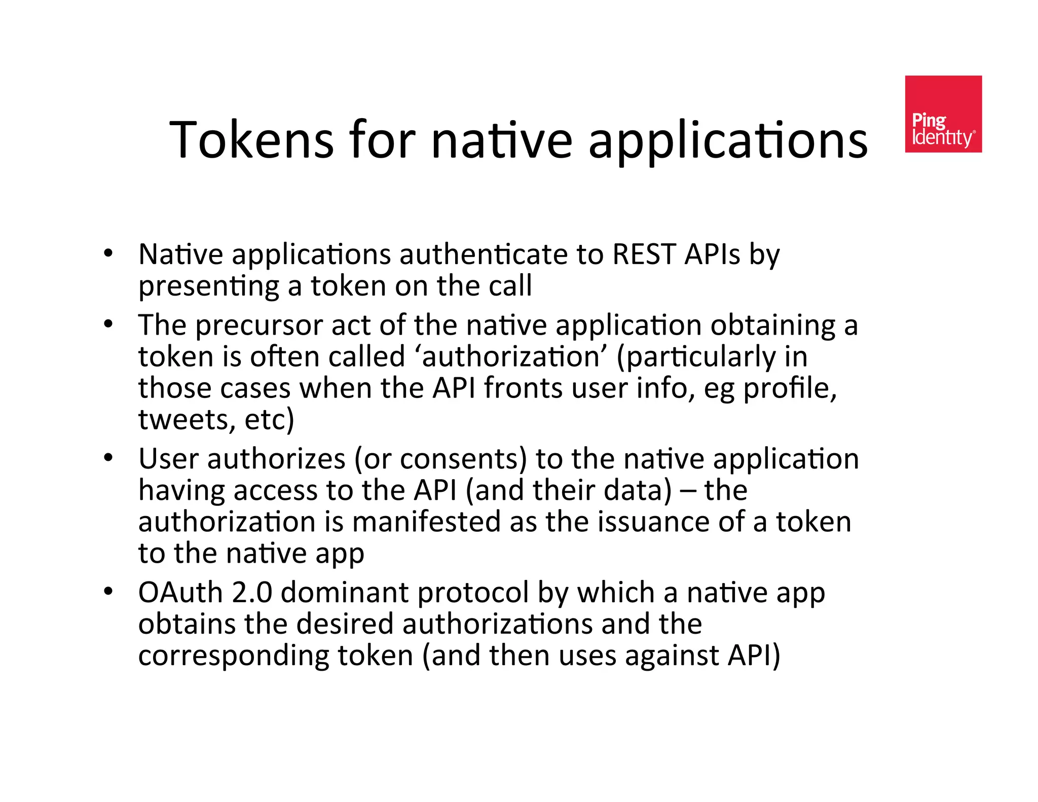 9-5)*<&2-/&*(+H)&(??A0,(+-*<&
•  W(+H)&(??A0,(+-*<&(#$%)*+,($)&$-&6789&":;<&@E&
   ?/)<)*+*D&(&$-5)*&-*&$%)&,(AA&
•  9%)&?/),#/<-/&(,$&-2&$%)&*(+H)&(??A0,(+-*&-@$(0*0*D&(&
   $-5)*&0<&-i)*&,(AA)C&r(#$%-/01(+-*f&`?(/+,#A(/AE&0*&
   $%-<)&,(<)<&4%)*&$%)&":;&2/-*$<&#<)/&0*2-K&)D&?/-hA)K&
   $4))$<K&)$,a&
•  c<)/&(#$%-/01)<&`-/&,-*<)*$<a&$-&$%)&*(+H)&(??A0,(+-*&
   %(H0*D&(,,)<<&$-&$%)&":;&`(*C&$%)0/&C($(a&'&$%)&
   (#$%-/01(+-*&0<&3(*02)<$)C&(<&$%)&0<<#(*,)&-2&(&$-5)*&
   $-&$%)&*(+H)&(??&
•  !"#$%&UIZ&C-30*(*$&?/-$-,-A&@E&4%0,%&(&*(+H)&(??&
   -@$(0*<&$%)&C)<0/)C&(#$%-/01(+-*<&(*C&$%)&
   ,-//)<?-*C0*D&$-5)*&`(*C&$%)*&#<)<&(D(0*<$&":;a&
 