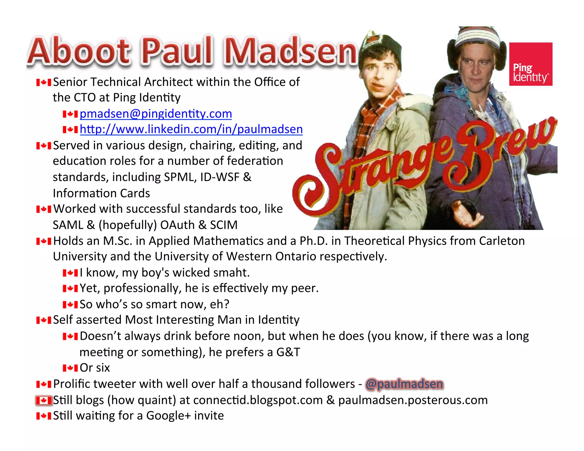 "     8)*0-/&9),%*0,(A&"/,%0$),$&40$%0*&$%)&![,)&-2&
     $%)&>9!&($&:0*D&;C)*+$E&
        " ?3(C<)*?0*D0C)*+$EI,-3&
        " %]?^__444IA0*5)C0*I,-3_0*_?(#A3(C<)*&
"     8)/H)C&0*&H(/0-#<&C)<0D*K&,%(0/0*DK&)C0+*DK&(*C&
     )C#,(+-*&/-A)<&2-/&(&*#3@)/&-2&2)C)/(+-*&
     <$(*C(/C<K&0*,A#C0*D&8:BFK&;JON8V&.&
     ;*2-/3(+-*&>(/C<&
"     N-/5)C&40$%&<#,,)<<2#A&<$(*C(/C<&$--K&A05)&
     8"BF&.&`%-?)2#AAEa&!"#$%&.&8>;B&
"     b-AC<&(*&BI8,I&0*&"??A0)C&B($%)3(+,<&(*C&(&:%IJI&0*&9%)-/)+,(A&:%E<0,<&2/-3&>(/A)$-*&
     c*0H)/<0$E&(*C&$%)&c*0H)/<0$E&-2&N)<$)/*&!*$(/0-&/)<?),+H)AEI&
        "   ;&5*-4K&3E&@-EG<&40,5)C&<3(%$I&
        "   d)$K&?/-2)<<0-*(AAEK&%)&0<&)e),+H)AE&3E&?))/I&
        "   8-&4%-f<&<-&<3(/$&*-4K&)%g&
"     8)A2&(<<)/$)C&B-<$&;*$)/)<+*D&B(*&0*&;C)*+$E&&
        "   J-)<*f$&(A4(E<&C/0*5&@)2-/)&*--*K&@#$&4%)*&%)&C-)<&`E-#&5*-4K&02&$%)/)&4(<&(&A-*D&
            3))+*D&-/&<-3)$%0*DaK&%)&?/)2)/<&(&S.9&
        "   !/&<0P&
"     :/-A0h,&$4))$)/&40$%&4)AA&-H)/&%(A2&(&$%-#<(*C&2-AA-4)/<&O&?(#A3(C<)*&
"     8+AA&@A-D<&`%-4&L#(0*$a&($&,-**),+CI@A-D<?-$I,-3&.&?(#A3(C<)*I?-<$)/-#<I,-3&
"     8+AA&4(0+*D&2-/&(&S--DA)T&0*H0$)&
 