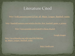 My favorite baseball player is Chipper JonesHe has played baseball with the Atlanta Braves his whole careerI also own a pair of his autographed batting gloves My Favorite Baseball Player