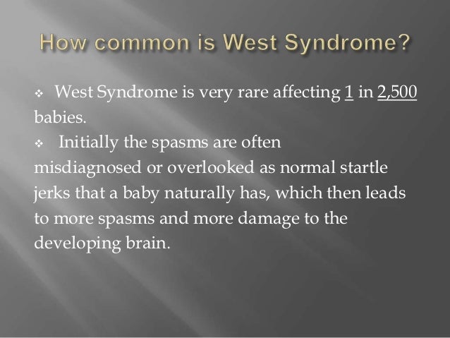West Syndrom Lebenserwartung West Syndrom Lebenserwartung