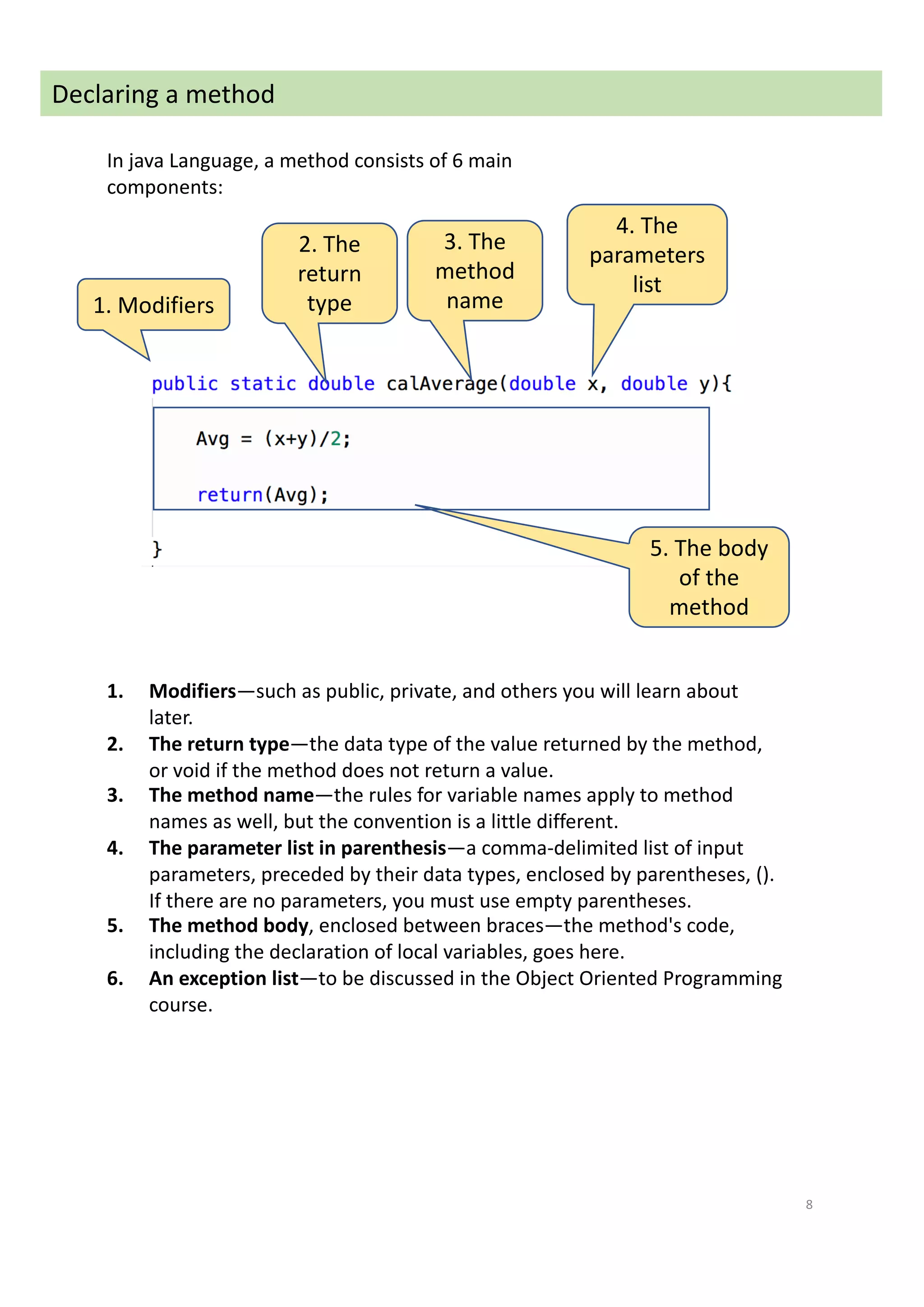 CIS 1403 lab 3 functions and methods in Java | PDF