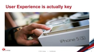 © 2014 Axway | Confidential 7
User Experience is actually key
	
  
	
  
 