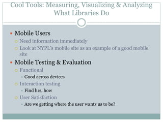 Why a Mobile Site?1/3 of the current U.S. population used the mobile internet last year47 million of the mobile internet users in the U.S. access it daily.Statistics from the Pew Internet Report: Mobile Access 2010, July 2010