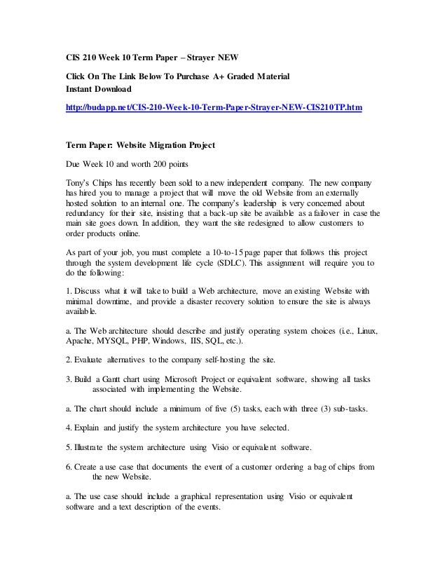 Cis 555 week 10 term paper reengineering 02 image