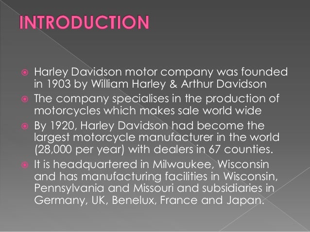 harley davidson case study