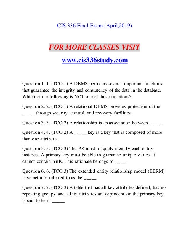 CIS-RCI Exam
